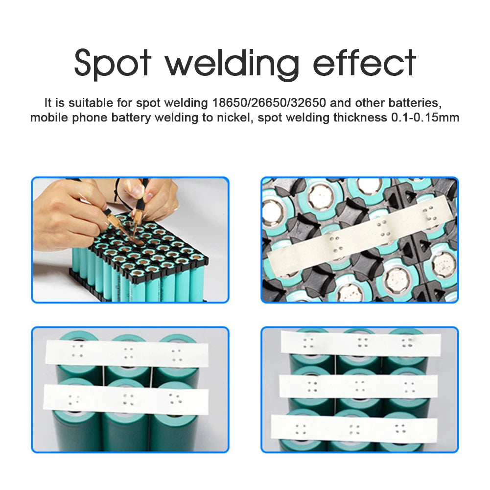 5000W Mini Spot Welder Machine DIY Kit 18650 Battery Pack Welding Tools 10 Gear Spot Welding Machine 0.1~0.15mm Nickel Strip