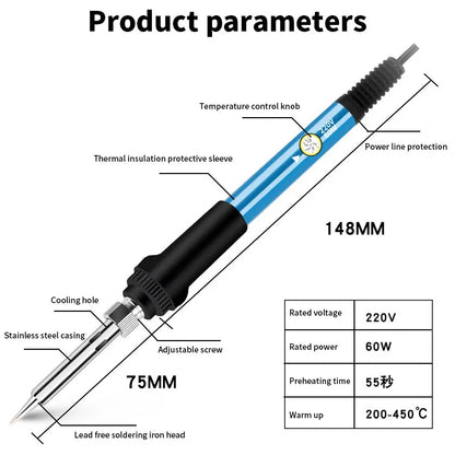 1~10PCS Electric Soldering Iron Tin Welding Machine Portable Welder Solder Professional Captin Burner Dremel Ts100 Rework Repair