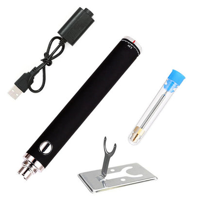 5V 8W Wireless Charging Welding Tool Soldering Iron Mini Portable Battery Soldering Black Red Blue Sliver 4*15*25CM